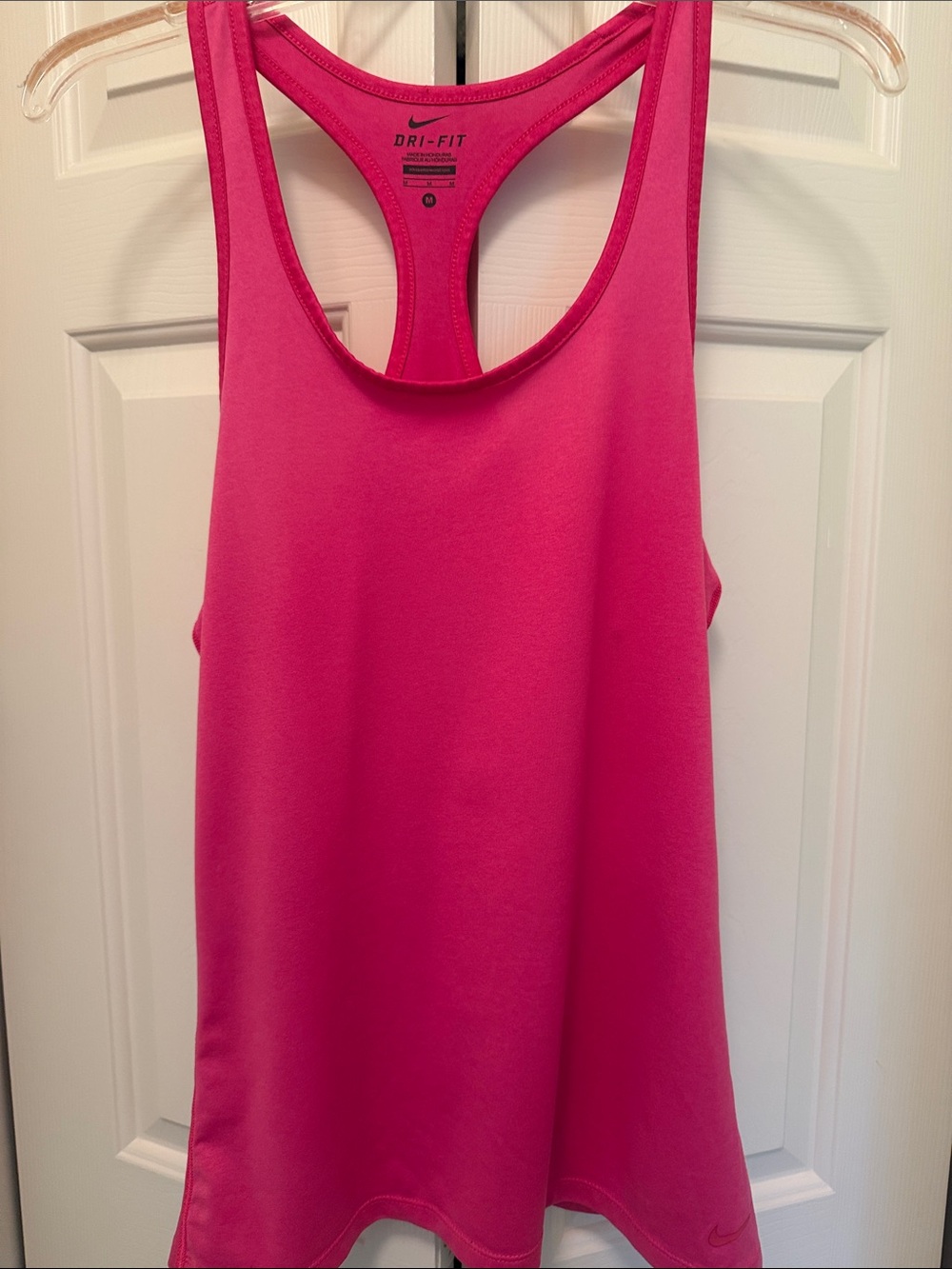 Nike Women's Hot Pink Racerback Dri-FIT Tank